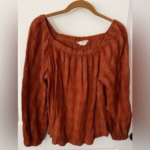 Love Riche Terracotta Blouse